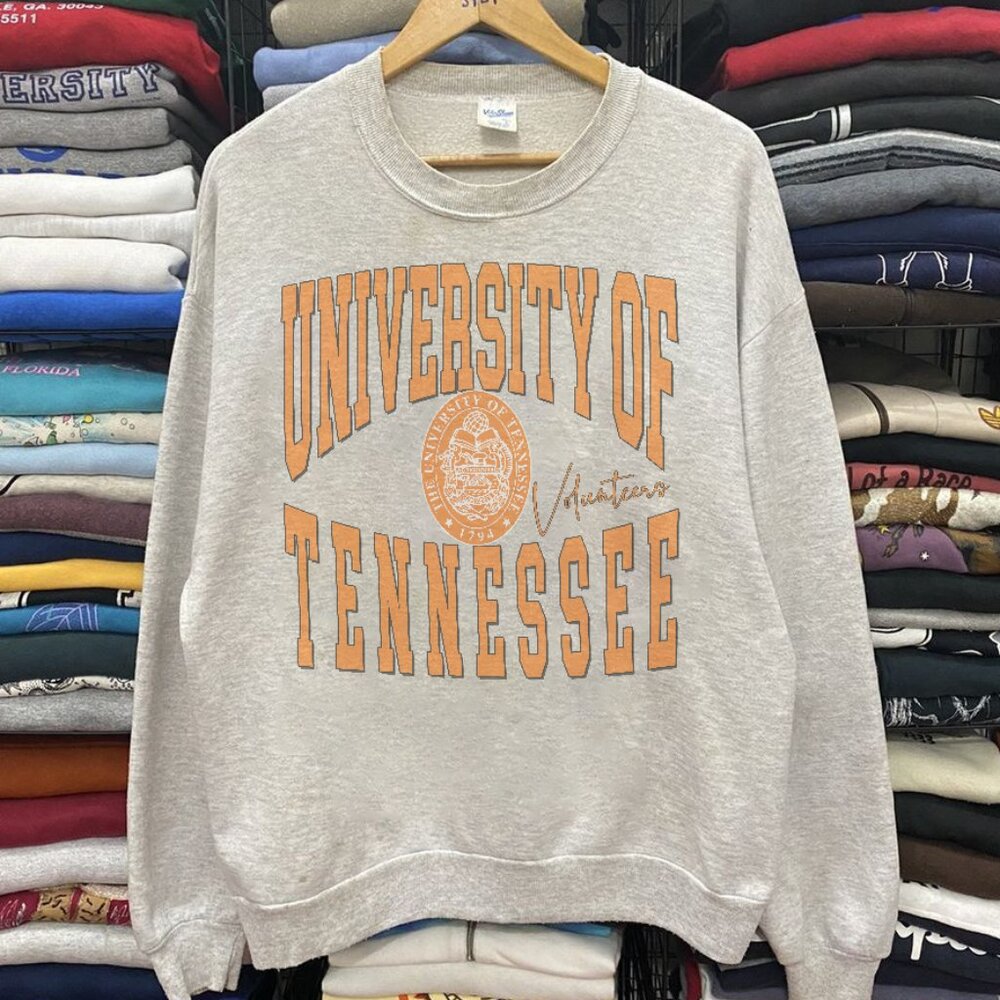Vintage University of Tennessee Sweatshirt, Tennessee Volunteers Football Shirt